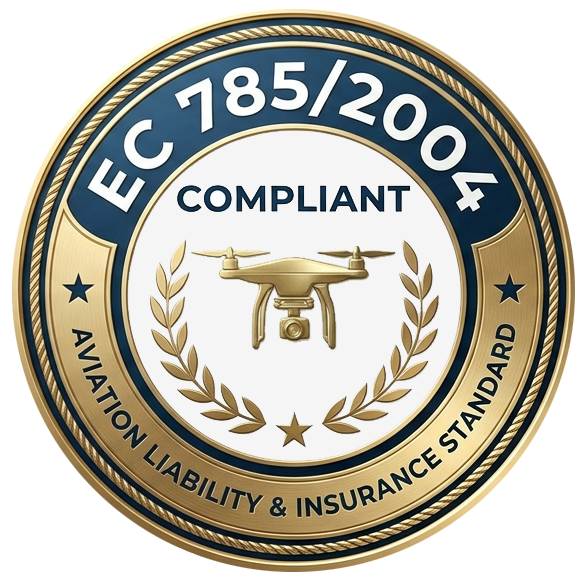 CAA Compliant Drone Liability Insurance Fully insured drone hire under EC 785 2004 regulations for Blackburn and Accrington commercial flights